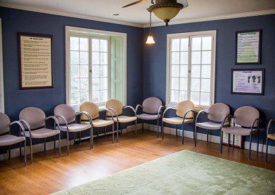 12-step meeting room - Mountain Laurel Recovery Center - Westfield Pennsylvania alcohol and drug rehab center - drug addiction treatment - dual diagnosis treatment center