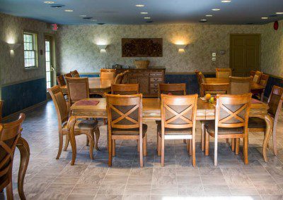 dining room - Mountain Laurel Recovery Center - Westfield Pennsylvania alcohol and drug rehab center - drug addiction treatment - dual diagnosis treatment center
