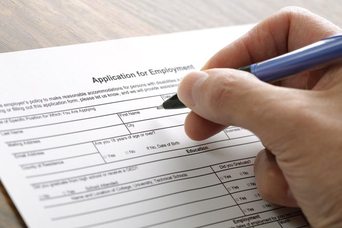 finding a job after leaving treatment - application for employment - mauntain laurel recovery center
